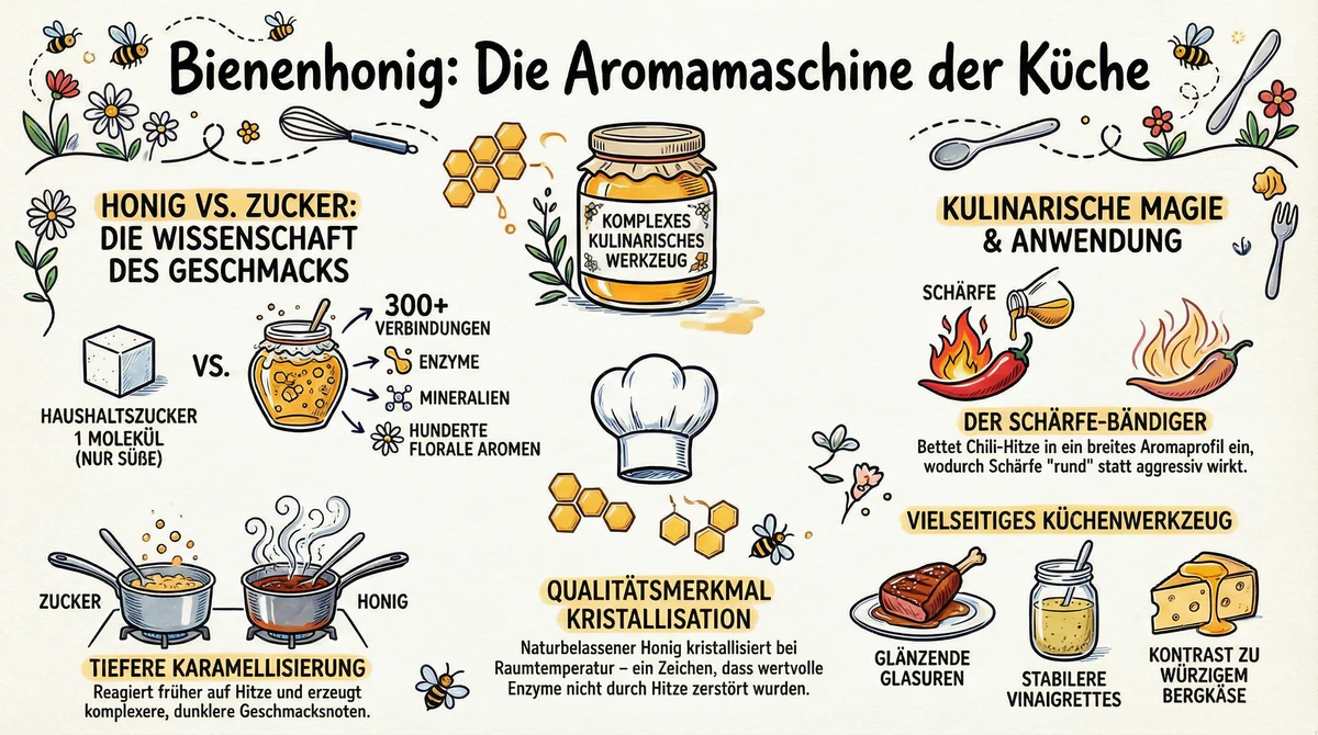 Bienenhonig in der Küche: Mehr als ein Süssungsmittel